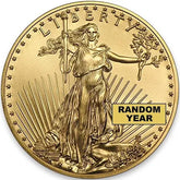 VARIED YEAR W 1/10 oz Proof American Gold Eagle Coin (Box + Certificate of Authenticity)*