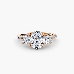 Three-Stone with Pavé Band 3