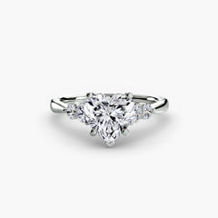 Solitaire with Shoulder Accents 2