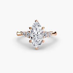 Solitaire with Shoulder Accents 2