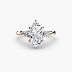 Solitaire with Shoulder Accents 2