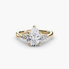 Solitaire with Shoulder Accents 2