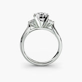 Solitaire with Cluster Shoulders 2