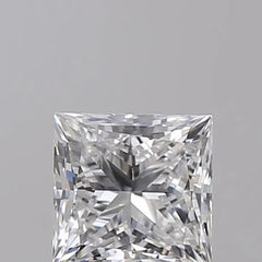0.51ct Princess Lab Grown Diamond (Colour D, Clarity VVS2, IGI Certified)