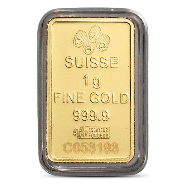 1 Gram PAMP Suisse Rosa Gold Bar (In Assay)