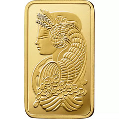 X5 PACK OF 1 GRAM GOLD BAR - PAMP Suisse - Multigram+25 (In Assay)