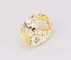 Exquisite Natural Yellow Ceylon Sapphire — 4.99 Carats of Pure Radiance