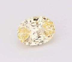Exquisite Natural Yellow Ceylon Sapphire — 4.99 Carats of Pure Radiance