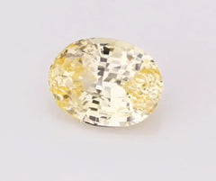 Exquisite Natural Yellow Ceylon Sapphire — 4.99 Carats of Pure Radiance
