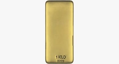 1 KILO ( 32.15 TROY OUNCES ) ROYAL GOLD MALL .9999 FINE GOLD BAR