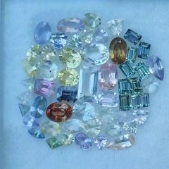 Exquisite Ceylon Sapphire Collection 13.50 Total Carats of Rare Elegance