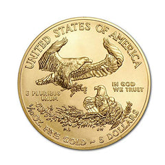 VARIED YEARS  1/10 oz Gold American Eagle (w/Box & COA) By CoinFolio $5 Brilliant Uncirculated