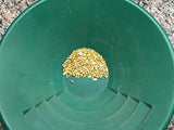 ALASKAN YUKON BC MESH # 8 NATURAL GOLD NUGGETS-NATURAL