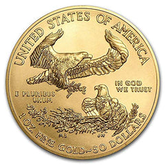 2023- Present (Random Year) 1oz American Gold Eagle $50 Brilliant Uncirculated