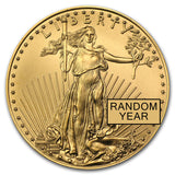 1 oz Gold American Eagle, Best Collector's Gold Buy! (Random Year)