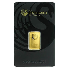 5 GRAM GOLD PERTH BAR .9999% GENUINE GOLD