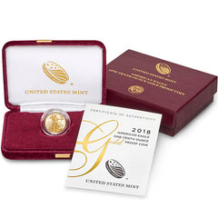 VARIED YEARS 1/10 oz Proof American Gold Eagle Coin (Box + Certificate of Authenticity)